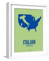 Italian America Poster 1-NaxArt-Framed Art Print