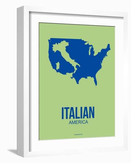 Italian America Poster 1-NaxArt-Framed Art Print