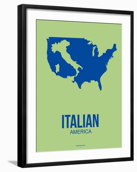 Italian America Poster 1-NaxArt-Framed Art Print