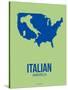 Italian America Poster 1-NaxArt-Stretched Canvas