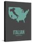 Italian America Poster 2-NaxArt-Stretched Canvas