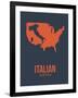 Italian America Poster 3-NaxArt-Framed Art Print