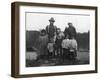 Italian American Berry Picking Family Photograph - Cannon, Delaware-Lantern Press-Framed Art Print