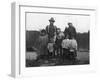 Italian American Berry Picking Family Photograph - Cannon, Delaware-Lantern Press-Framed Art Print