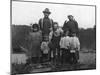 Italian American Berry Picking Family Photograph - Cannon, Delaware-Lantern Press-Mounted Art Print