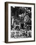 Italian Americans Celebrate News of Japan's Unconditional Surrender to Allies-null-Framed Photographic Print