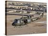 Italian Army AB-205MEP Utility Helicopter in Flight over Shindand, Afghanistan-Stocktrek Images-Stretched Canvas