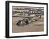 Italian Army AB-205MEP Utility Helicopter in Flight over Shindand, Afghanistan-Stocktrek Images-Framed Photographic Print