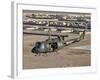 Italian Army AB-205MEP Utility Helicopter in Flight over Shindand, Afghanistan-Stocktrek Images-Framed Photographic Print