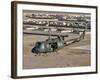 Italian Army AB-205MEP Utility Helicopter in Flight over Shindand, Afghanistan-Stocktrek Images-Framed Photographic Print