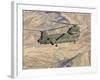 Italian Army CH-47C Chinook Helicopter in Flight over Afghanistan-Stocktrek Images-Framed Photographic Print