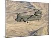 Italian Army CH-47C Chinook Helicopter in Flight over Afghanistan-Stocktrek Images-Mounted Photographic Print