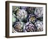 Italian Artichokes (With Spines) in a Basket-Mario Matassa-Framed Premium Photographic Print