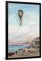 Italian Ballon Ascension-null-Framed Art Print