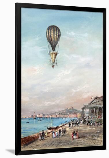 Italian Ballon Ascension-null-Framed Art Print