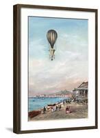 Italian Ballon Ascension-null-Framed Art Print