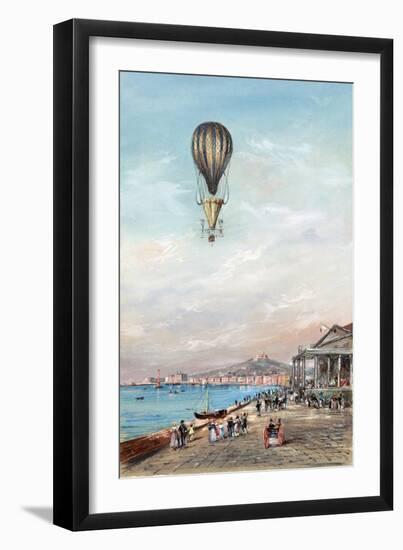 Italian Ballon Ascension-null-Framed Art Print