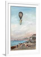 Italian Ballon Ascension-null-Framed Art Print