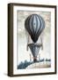 Italian Balloon Ascension-null-Framed Art Print