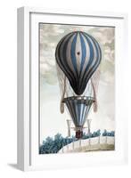 Italian Balloon Ascension-null-Framed Art Print