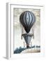 Italian Balloon Ascension-null-Framed Art Print