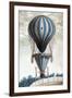 Italian Balloon Ascension-null-Framed Art Print