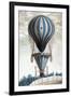 Italian Balloon Ascension-null-Framed Art Print