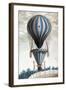 Italian Balloon Ascension-null-Framed Art Print