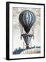 Italian Balloon Ascension-null-Framed Art Print