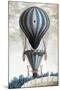 Italian Balloon Ascension-null-Mounted Art Print