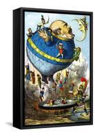 Italian Balloon Cartoon-null-Framed Stretched Canvas