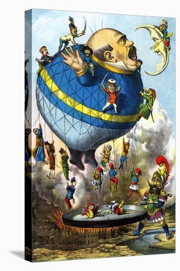 Italian Balloon Cartoon-null-Stretched Canvas