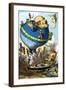 Italian Balloon Cartoon-null-Framed Art Print