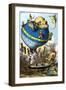 Italian Balloon Cartoon-null-Framed Art Print