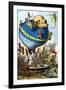 Italian Balloon Cartoon-null-Framed Art Print