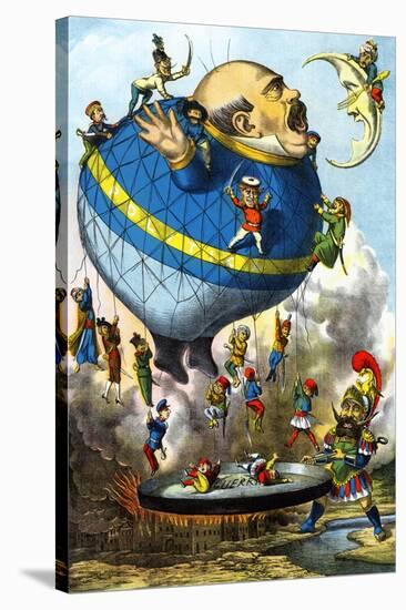 Italian Balloon Cartoon-null-Stretched Canvas