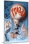 Italian Balloon Poster-null-Mounted Art Print
