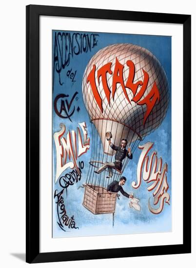 Italian Balloon Poster-null-Framed Art Print