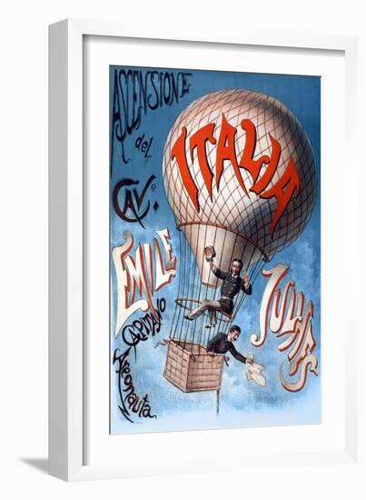 Italian Balloon Poster-null-Framed Art Print