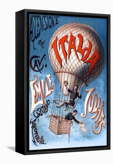 Italian Balloon Poster-null-Framed Stretched Canvas