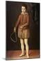 Italian Baroque Portrait of Boy with Racquet and Ball-Geoffrey Clements-Mounted Giclee Print