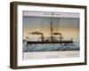 Italian Battleship Enrico Dandolo, Italy, 19th Century-null-Framed Giclee Print