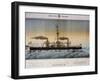 Italian Battleship Enrico Dandolo, Italy, 19th Century-null-Framed Giclee Print