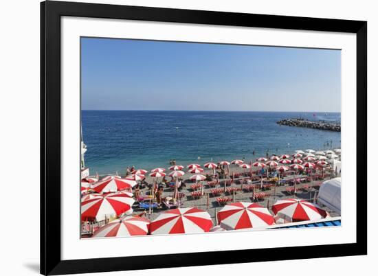 Italian Beach Life, Amalfi Coast-George Oze-Framed Photographic Print