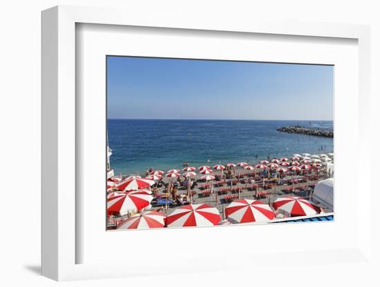 Italian Beach Life, Amalfi Coast-George Oze-Framed Photographic Print