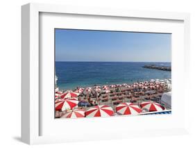 Italian Beach Life, Amalfi Coast-George Oze-Framed Photographic Print