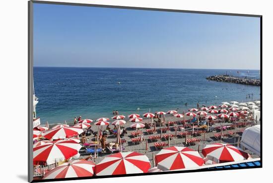 Italian Beach Life, Amalfi Coast-George Oze-Mounted Photographic Print