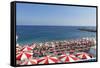 Italian Beach Life, Amalfi Coast-George Oze-Framed Stretched Canvas