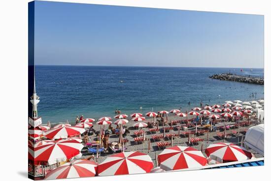 Italian Beach Life, Amalfi Coast-George Oze-Stretched Canvas