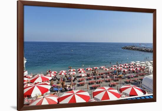 Italian Beach Life, Amalfi Coast-George Oze-Framed Photographic Print